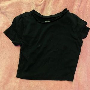 black crop top